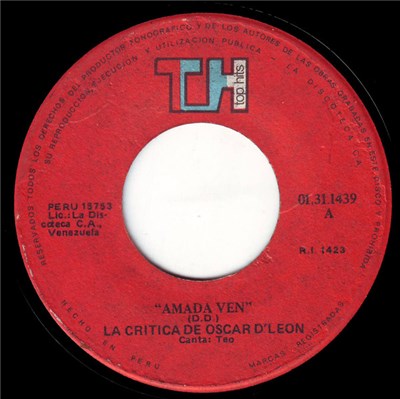 La Critica De Oscar D'Leon - Amada Ven download mp3 flac