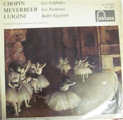 Chopin / Meyerbeer / Luigini — Orchestre Des Concerts Lamoureux, Jésus Etcheverry - Les Sylphides / Les Patineurs / Ballet Egyptien download mp3 flac