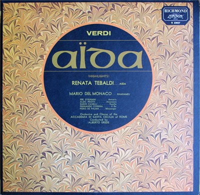 Verdi / Renata Tebaldi, Ebe Stignani, Mario Del Monaco, Aldo Protti, Fernando Corena, Dario Caselli, Orchestra And Chorus Of The Accademia Di Santa Cecilia At Rome, Alberto Erede - Aida - (Highlights) download mp3 flac