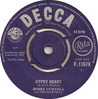 Bobby Curtola And The Martells - Gypsy Heart download mp3 flac