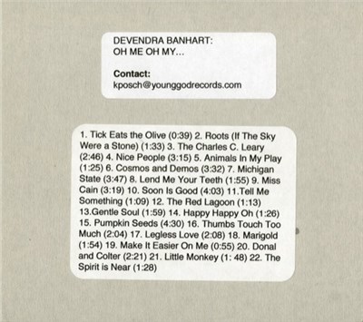 Devendra Banhart - Oh Me Oh My... download mp3 flac