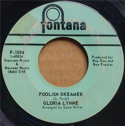 Gloria Lynne - Foolish Dreamer / I Can't Stand It download mp3 flac