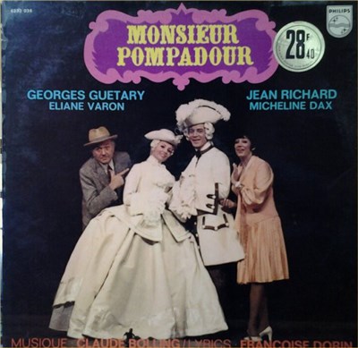 Georges Guétary, Eliane Varon, Jean Richard, Micheline Dax, Claude Bolling - Monsieur Pompadour download mp3 flac