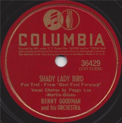 Benny Goodman And His Orchestra - Buckle Down Winsocki / Shady Lady Bird download mp3 flac