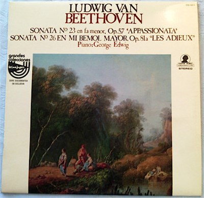 Ludwig van Beethoven - George Edwig - Sonata 23 "Appassionata", Op. 57 / Sonata 26 "Les Adieux", Op. 81a download mp3 flac