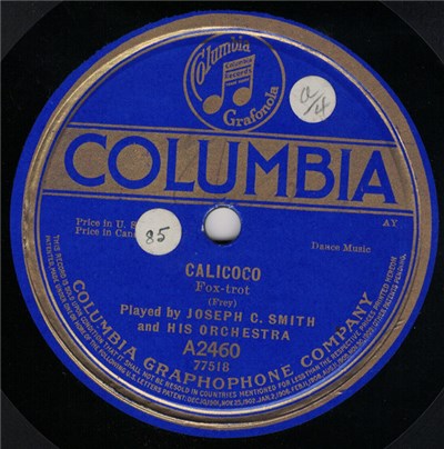 Joseph C. Smith And His Orchestra - Calicoco / When You Come Back download mp3 flac