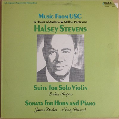 Halsey Stevens - Music From USC download mp3 flac