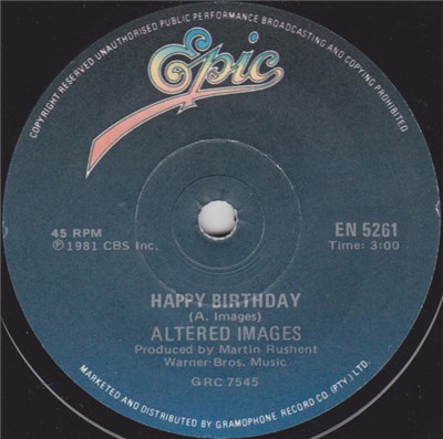 Altered Images - Happy Birthday download mp3 flac