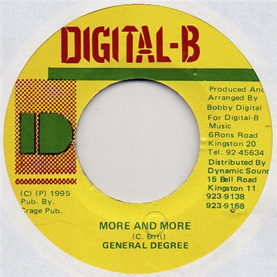 General Degree - More And More download mp3 flac