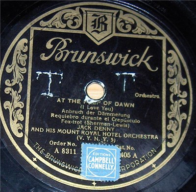 Jack Denny And His Mount Royal Hotel Orchestra - Let's Dream / At The Peep Of Dawn (I Love You) download mp3 flac
