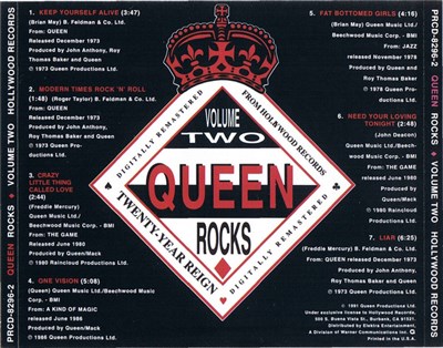 Queen - Rocks (Volume Two) download mp3 flac