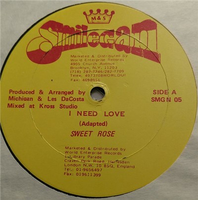 Sweet Rose - I Need Love download mp3 flac