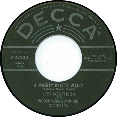 Jeri Southern With Victor Young And His Orchestra - When I Fall In Love / A Mighty Pretty Waltz download mp3 flac