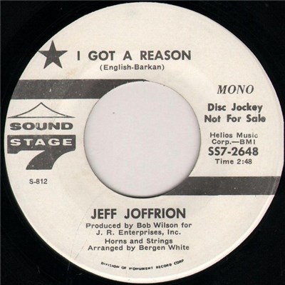 Jeff Joffrion - I Got A Reason / I'll Find My Sunshine download mp3 flac