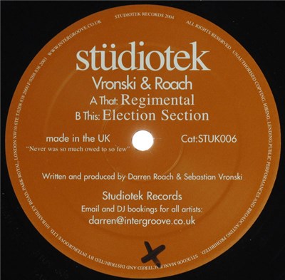Vronski & Roach - Regimental download mp3 flac
