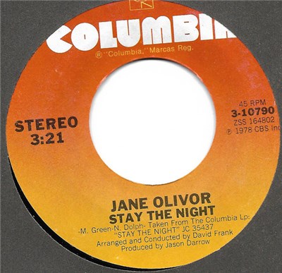 Jane Olivor - Stay The Night download mp3 flac