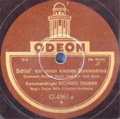 Kammersänger Richard Tauber - Schlaf' Ein Mein Kleines Sonnenkind / Little Pal download mp3 flac