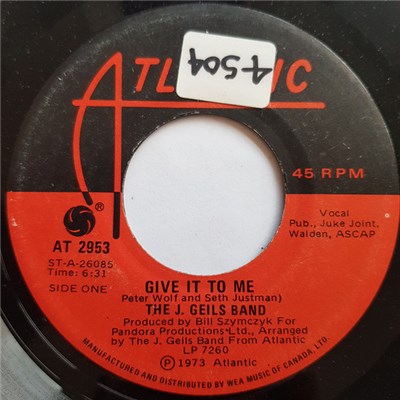 The J. Geils Band - Give It To Me / Hold Your Loving download mp3 flac
