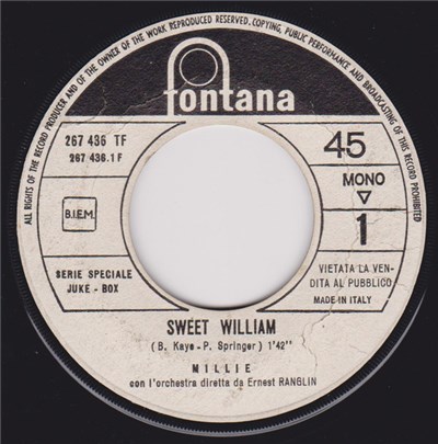 Millie - Sweet William download mp3 flac