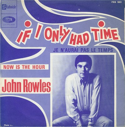 John Rowles - If I Only Had Time download mp3 flac