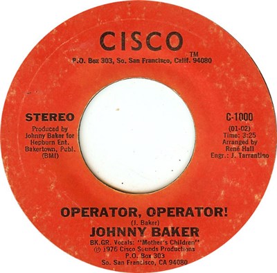 Johnny Baker - Operator, Operator! / Accept Me As I Am download mp3 flac