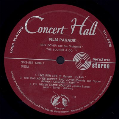 Guy Boyer And His Orchestra - The Sounds & Co - Film Parade download mp3 flac