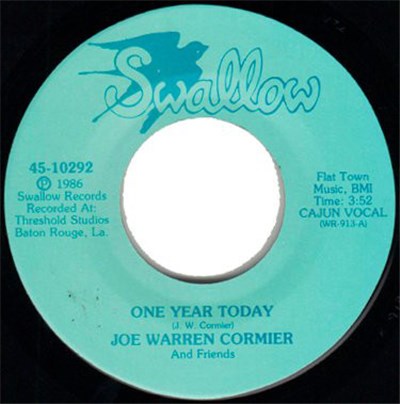 Joe Warren Cormier - One Year Today / 'T Beck Do' download mp3 flac