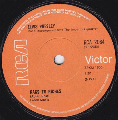 Elvis Presley - Rags To Riches download mp3 flac