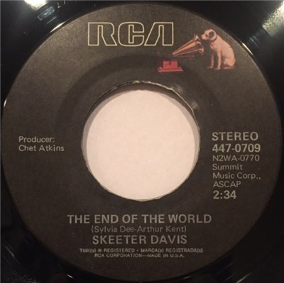 Skeeter Davis - The End Of The World / I Can't Stay Mad At You download mp3 flac