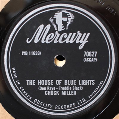 Chuck Miller - The House Of Blue Lights / Can't Help Wonderin' download mp3 flac