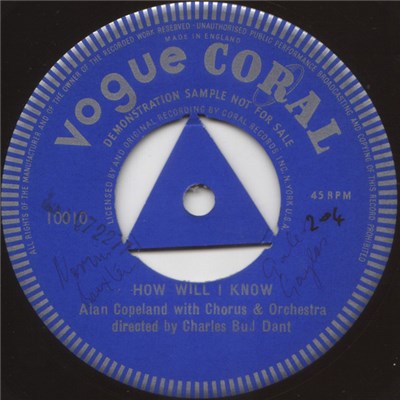 Alan Copeland With Chorus & Orchestra Directed By Charles Bud Dant - How Will I Know download mp3 flac