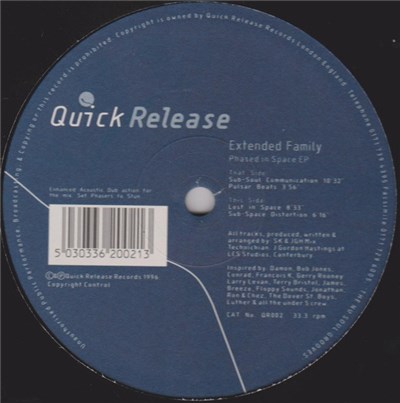 Extended Family - Phased In Space EP download mp3 flac