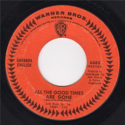 Barbara English - All The Good Times Are Gone download mp3 flac