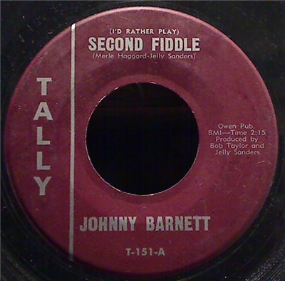 Johnny Barnett - (I'd Rather Play) Second Fiddle / Too Old To Hurt download mp3 flac
