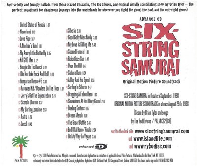 Various - Six-String Samurai (Original Motion Picture Soundtrack) download mp3 flac