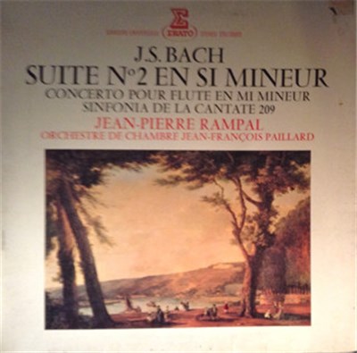 J.S. Bach , Jean-Pierre Rampal, Orchestre De Chambre Jean-François Paillard - Suite No. 2 En Si Mineur / Concerto Pour Flute En Mi Mineur / Sinfonia De La Cantate 209 download mp3 flac