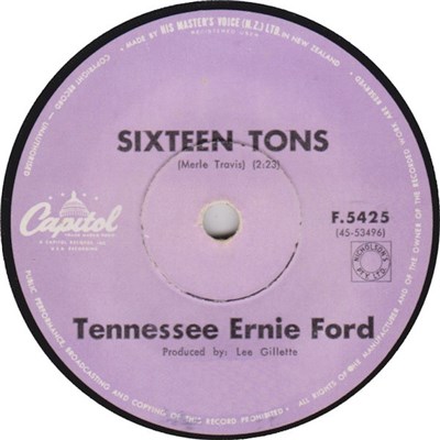 Tennessee Ernie Ford - Sixteen Tons / Hicktown download mp3 flac