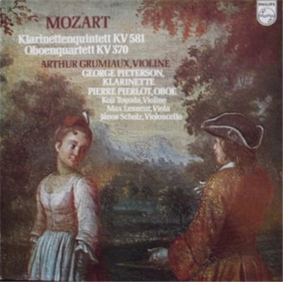 Mozart - George Pieterson, Pierre Pierlot, Arthur Grumiaux, Koji Toyoda, Max Lesueur, Janos Scholz - Clarinet Quintet, K.581 - Oboe Quintet, K.370 download mp3 flac