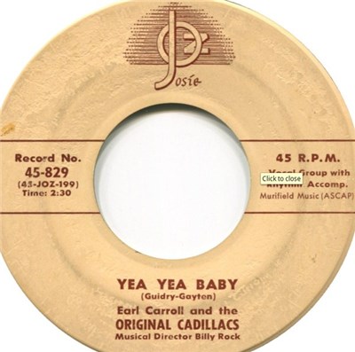 Earl Carroll And The Original Cadillacs - Yea Yea Baby / Buzz - Buzz - Buzz download mp3 flac