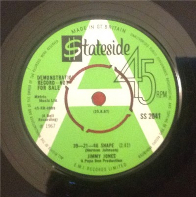 Jimmy Jones - 39-21-40 Shape / Personal Property download mp3 flac