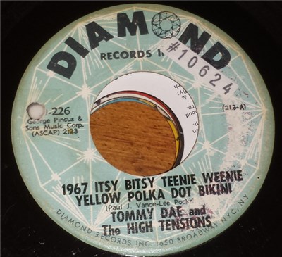 Tommy Dae And The High Tensions - 1967 Itsy Bitsy Teenie Weenie Yellow Polka Dot Bikini / Summertime Girl download mp3 flac