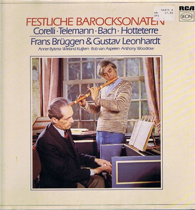 Frans Brüggen & Gustav Leonhardt / Corelli • Telemann • Bach • Hotteterre - Festliche Barocksonaten download mp3 flac