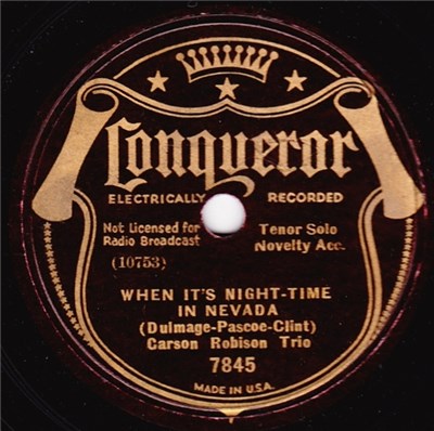 Carson Robison Trio / Gene Autry - When It's Night-Time In Nevada / That's How I Got My Start download mp3 flac