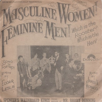 Spencers Washboard Kings - Masculine Women And Feminine Men download mp3 flac