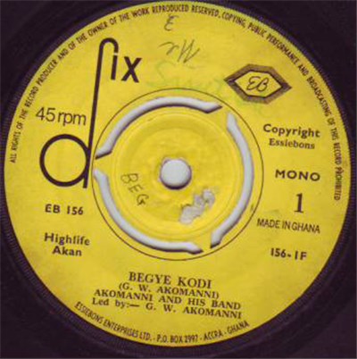 Akomanni And His Band - Begye Kodi / Yebe Dan Egya download mp3 flac