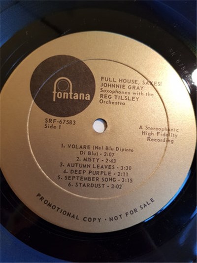 Reg Tilsley Orchestra Featuring The Saxophones Of Johnnie Gray - Full House Saxes! download mp3 flac