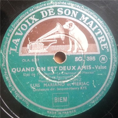Luis Mariano Et Pierjac - Quand On Est Deux Amis / Rossignol download mp3 flac
