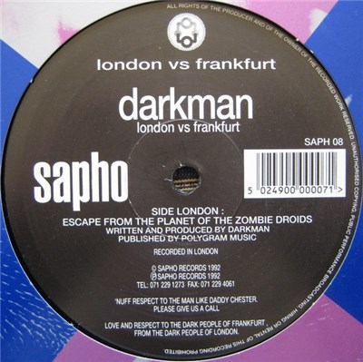Darkman / Bi-Face - London Vs Frankfurt download mp3 flac