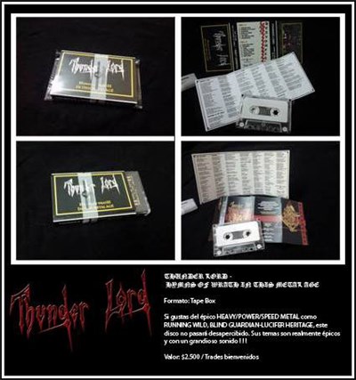 Thunder Lord - Hymns Of Wrath In This Metal Age download mp3 flac