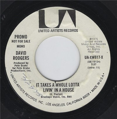 David Rogers - It Takes A Whole Lotta Livin' In A House download mp3 flac